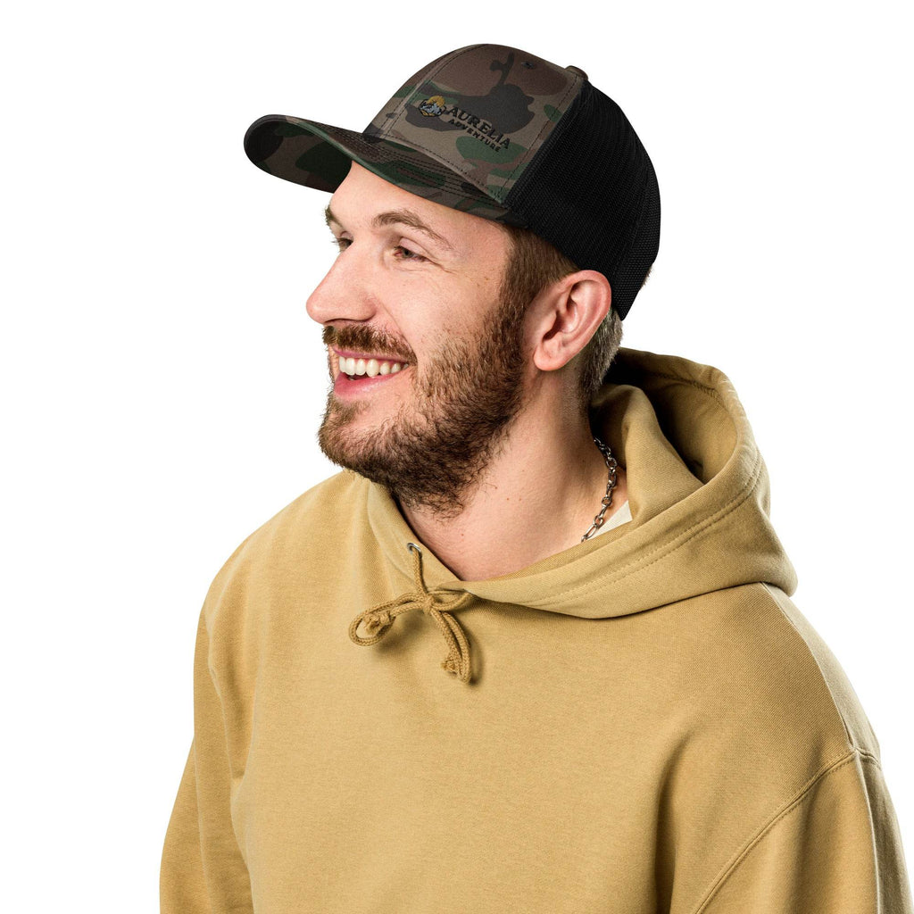 CAMO TRUCKER HAT - AureliaAdventure
