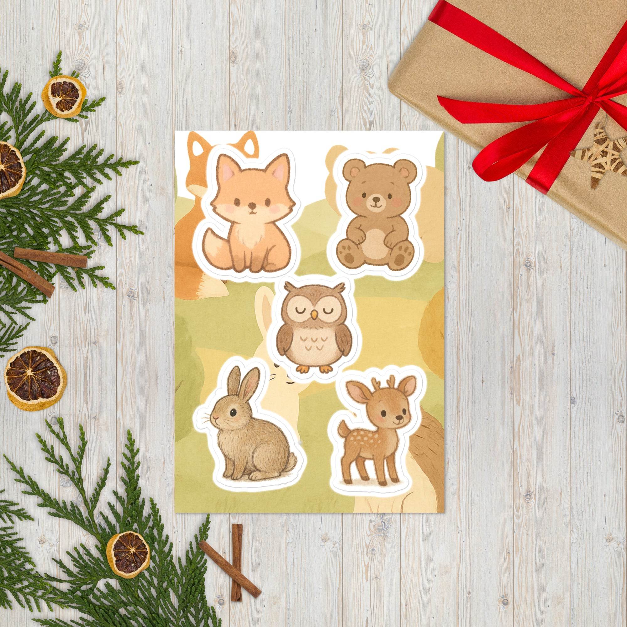 ANIMAL STICKER SHEET - AureliaAdventure